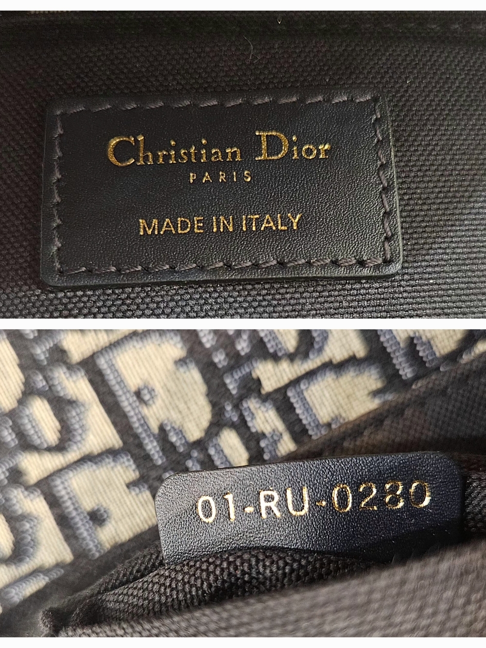 Christian Dior Oblique Jacquard 30 Montaigne Box Bag Navy "Excellent Condition " - Picture 7 of 12